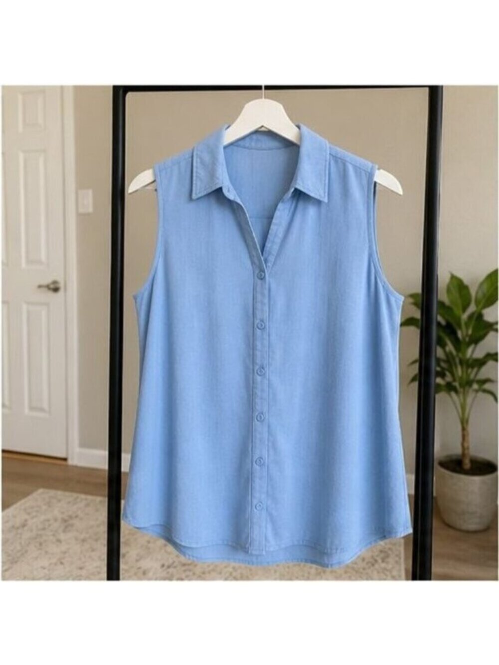 Blue Tunic Blouse